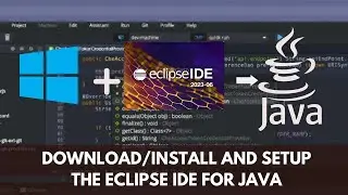 How to download and install eclipse for java on windows 10/11 || first program in java in eclipse