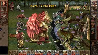 Heroes 3 COMBAT One year growth Fortress was attacked by Factory HoTA v1.7