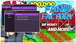 Farm Factory Tycoon Script | Autofarm, Inf Money | Pastebin Cheat (Roblox Hile Nasıl Yapılır?)