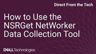 How to Use the NSRGet NetWorker Data Collection Tool