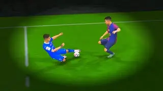 Barcelona skills goals dribbling sliding tackle