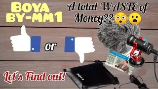 CHEAPEST Vlogging Mic 2021-Boya By-MM1 Php400.00