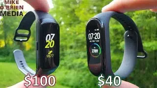 MI BAND 4 VS. SAMSUNG GALAXY FIT (Honest Comparison and Testing Side by Side)