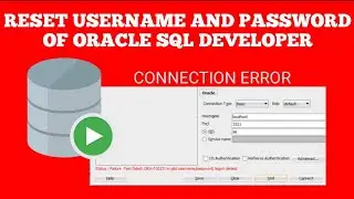 FIX:ORA-01017-invalid username/password;logon denied | Oracle SQL Tutorial | Techie Creators