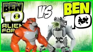 BEN 10 ORIGINAL VS ALIEN FORCE: BLITZWOLFER VS RATH