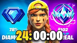 Bronze to Unreal in 24 HOURS *I DID IT* (Fortnite Chapter 5)