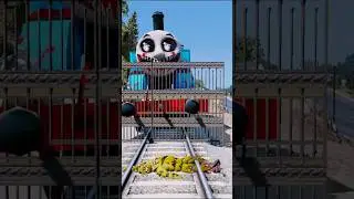 GTA 5: BANBAN SAVING SPRINGTRAP from THOMAS THE TRAIN 