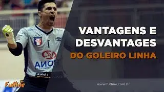 Vantagens e Desvantagens no uso do goleiro linha no futsal