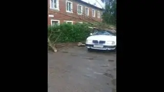 Шторм в Смоленске 30.06.2016 / Град / Ливень / Дождь / Гроза / Потоп