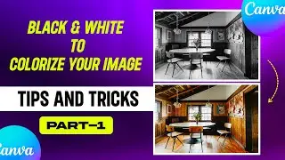Canva Tips Colorize your image (Part-1) 🔥