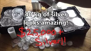 Silver price drops but ultimately this PHYSICAL silver is PRICELESS!!