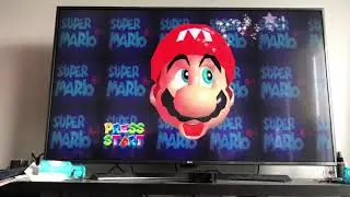 SuperMario 64 running on AppleTV