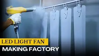 Unseen Manufacturing of LED Lights Fan | How Led Light Fan is Made Inside The Factory