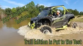 Hands-On: 2022 Kawasaki Teryx KRX 1000 Trail Edition Driving Impressions, Offroading, Jumps and mud