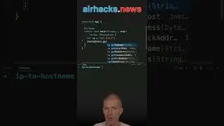 How To Get The Hostname for an IP Address #java #shorts #airhacks #coding
