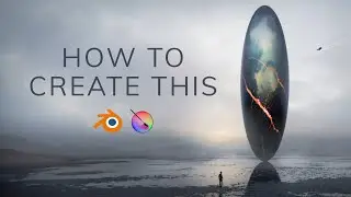 How to Make Sci-Fi Concept ART using BLENDER and KRITA