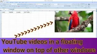 How to watch YouTube videos in a floating window on top of other windows