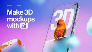 Create hundreds of 3D iPhone mockups using AI - Tutorial