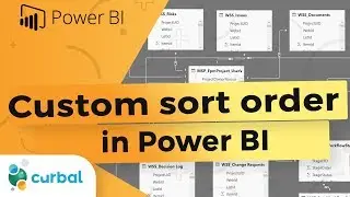 Custom sort order for axis, columns, legends.... in Power BI