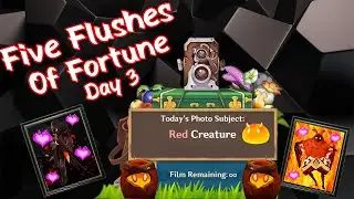 Genshin Impact Five Flushes of Fortune Day 3 Red Creature