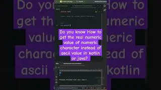 How to get Numeric value of numeric character in kotlin 