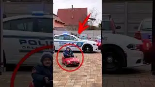 Маленький мальчик скрылся от полиции 😂