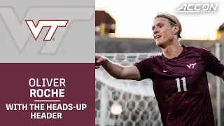 VT's Oliver Roche With A Heads-Up Header