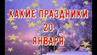 какой сегодня праздник? \ 20 января \ праздник каждый день \ праздник к нам приходит \ есть повод