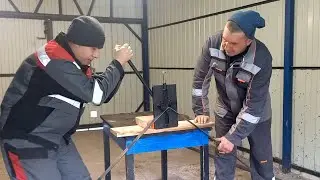 Красивая каменка для бани своими руками!