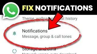 HOW TO FIX WhatsApp Notification PROBLEM SOLVED | WhatsApp Notification Not Showing Problem Fix 2021