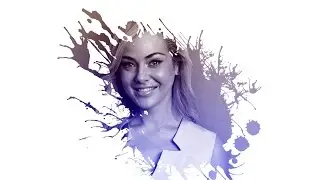 Photoshop  Amazing Photo Effects Paint Splash on face using Brush