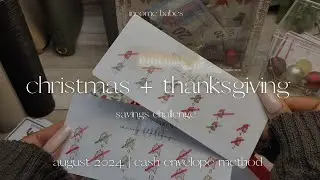 Cozy Wednesday Pt 1 | Christmas + Thanksgiving Savings Challenges | Cash Envelopes