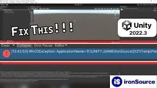 Win32Exception, IronSource Dependencies Resolution Failed , Fixed Unity 2022.3