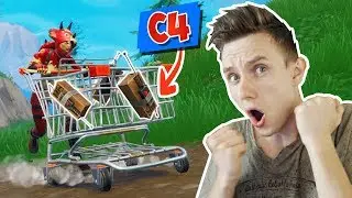 *C4* ТРОЛЛИНГ ТЕЛЕЖКОЙ [Fortnite Battle Royale]