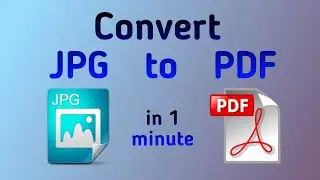 How to convert IMAGE to PDF for FREE and EASY