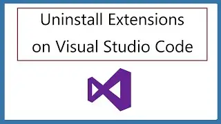 How to uninstall extensions from Visual Studio Code on Windows 10