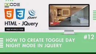 How To Create Toggle Day Night Mode With HTML CSS And JQUERY