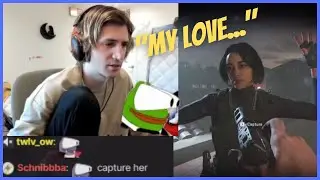 xQc falls in LOVE playing Modern Warfare 2 Campaign