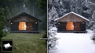 How to add Snow to Any Scene in Blender