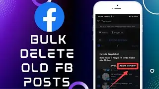 How to Bulk Delete Old Facebook Posts | Delete All Facebook Posts (Simple) | @Noteartener