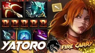 Yatoro Lina Fire Carry - Dota 2 Pro Gameplay [Watch & Learn]