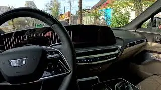 Электромобиль Кадиллак Лирик, Cadillac Lyriq. Интернет, световые эффекты.