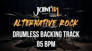 Alternative Rock Drumless Backing Track 85 BPM