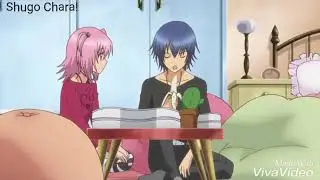 Shugo Chara! Ikuto & Amu funny moment