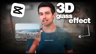 Make 3D Glass Effect In Capcut!!!