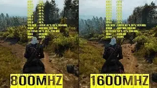 Kingston 16GB RAM DDR3 | 800MHZ vs 1600MHZ | COMPARISON