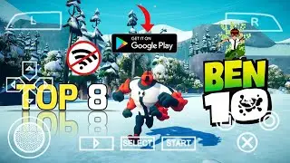 8 Best Offline Ben 10 Games for Android 2023|High Graphics Ben 10 PSP Games For Android 2023||
