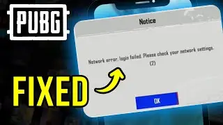 PUBG Network Error Login Failed [FIXED 2024] | Mobile Login Failed Please Check Your Network Setting