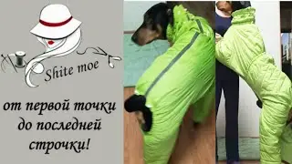 Новый комбинезон для Лорика. Вчера простегала, сегодня сшила.❤️