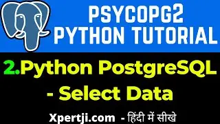 how to fetch data from postgresql database in python